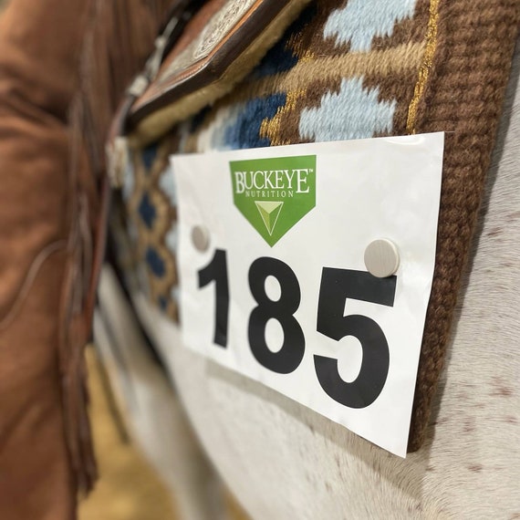 Saddle Pad Number Pins the Piper Etsy