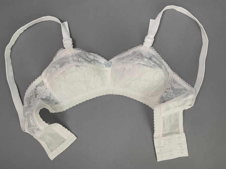 B to K Cups Vintage 60s Bullet Lace Bra 26B 26C 28B 28C 28D Etsy