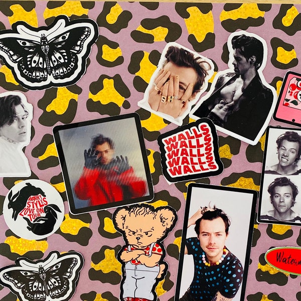 5x inspirierte Aufkleber Harry Styles Aufkleber, Album Lyrics, Harry Styles Sticker, handy stickers wasserfest, Laptop stickers