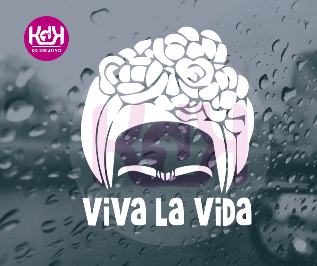 Car Sticker Viva La Vida Frida Tuning Sticker Sticker Etsy