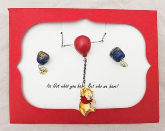 Conjunto de collar y pendientes de Winoh Bear