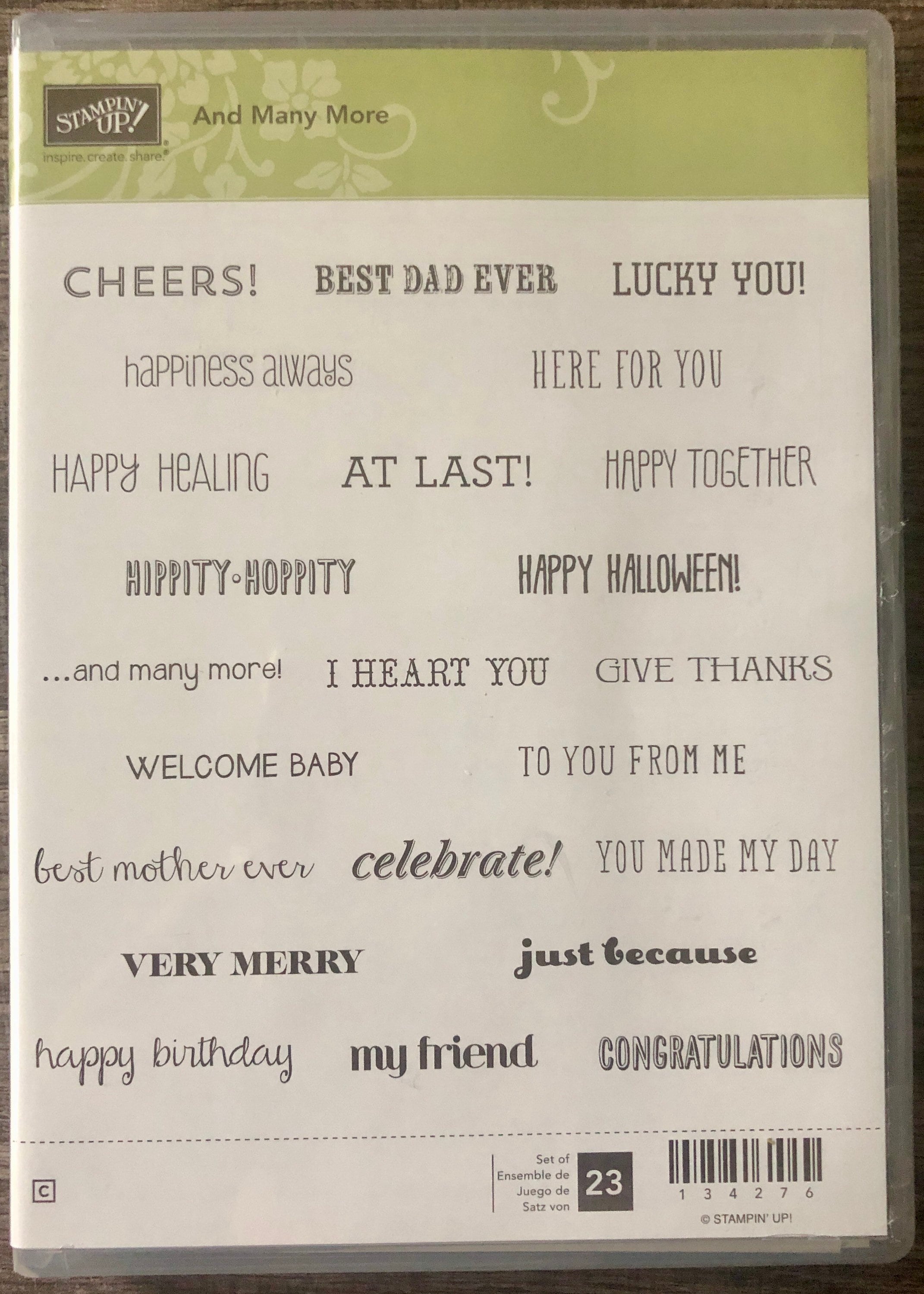 Retired Stampin up and Many More Stamp Set - Etsy