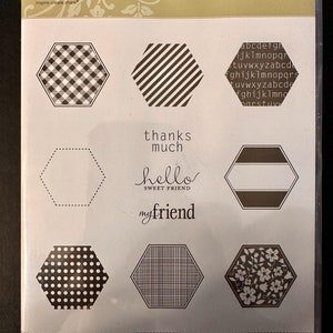 Retired Gently Used Six Sided Sampler Clear Bundle by Stampin&#39; Up!