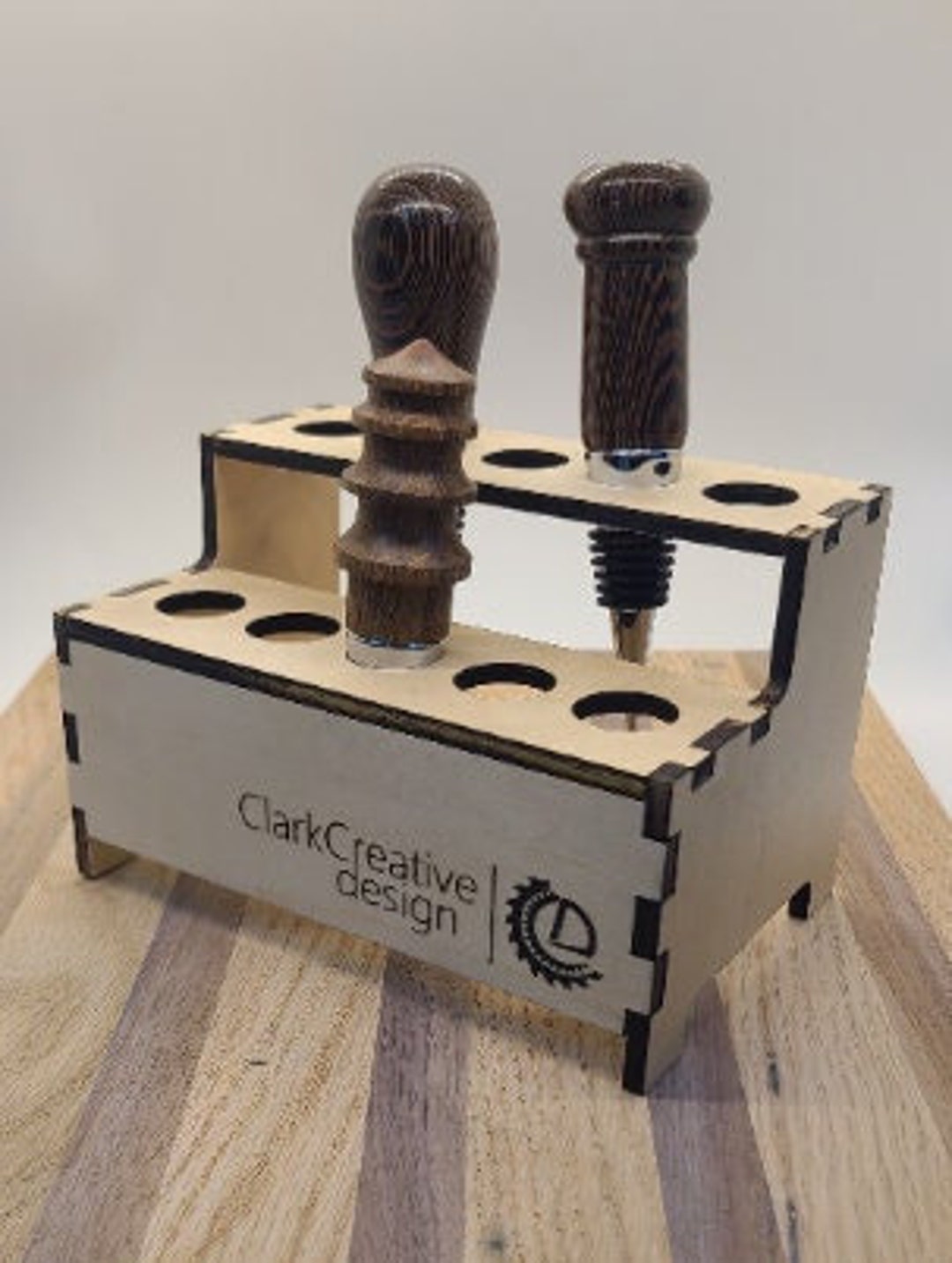 DIGITAL DOWNLOAD Wine Bottle Stopper Display Stand SVG, Lightburn, Laser Etsy