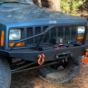 Jeep Cherokee XJ winch bumper dxf svg