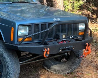 Jeep Cherokee XJ winch bumper dxf svg
