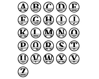 Block Monogram Set