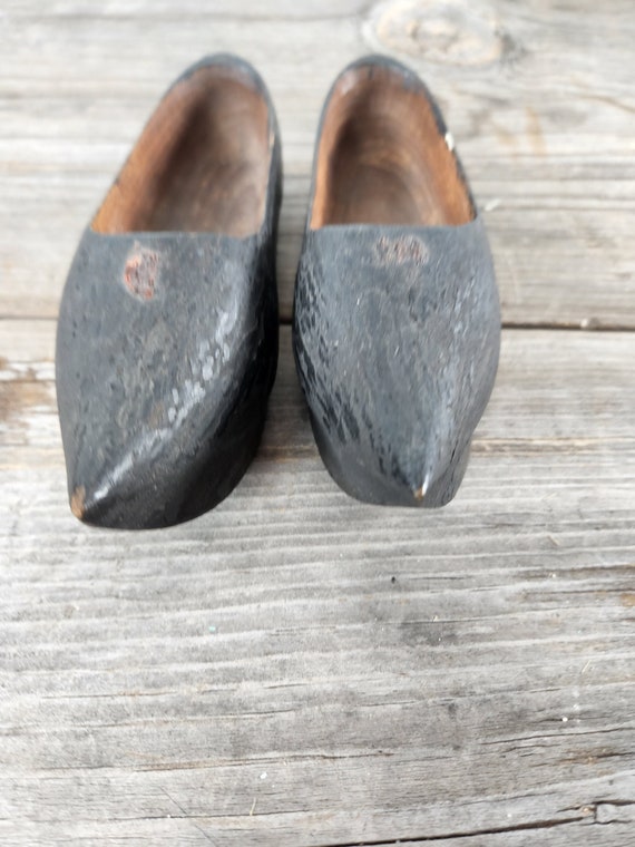 wood clogs antique wood Gem