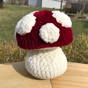 Crochet Plush Mushroom
