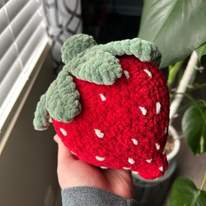 Crochet Strawberry Plush