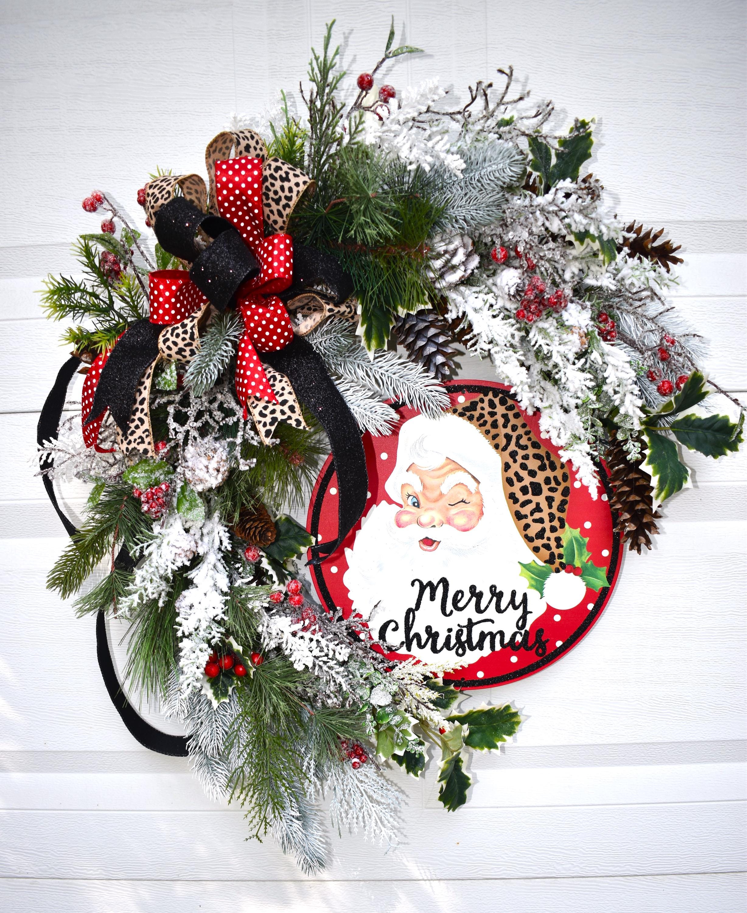 2022white × green christmas wreathe① 【公式通販】