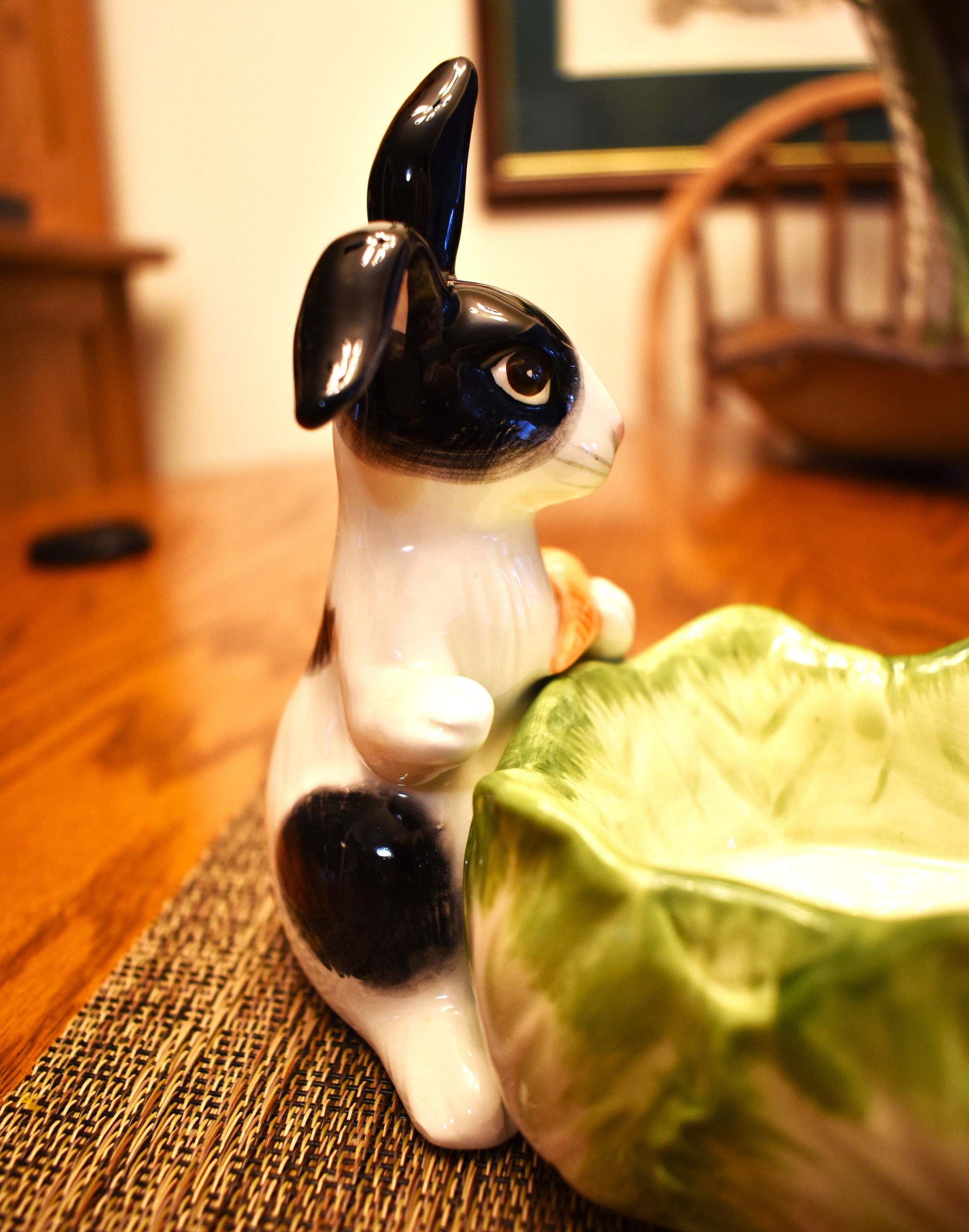 Vintage Fitz & Floyd, Kensington Bunny Rabbit 45 Oz. Teapot and 