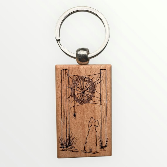F ICE Wooden laser engraved Keychain 2.16 inches