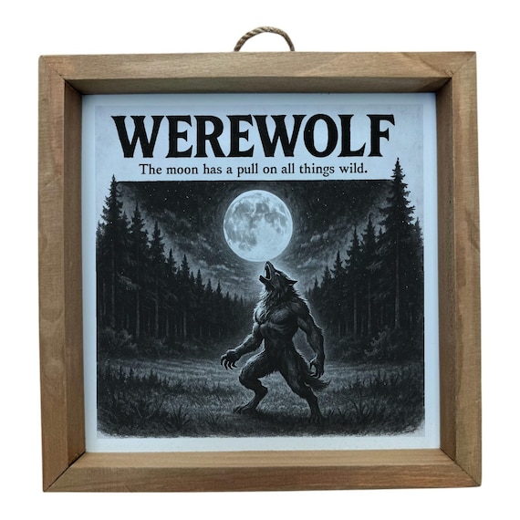 Werewolf Wall Frame