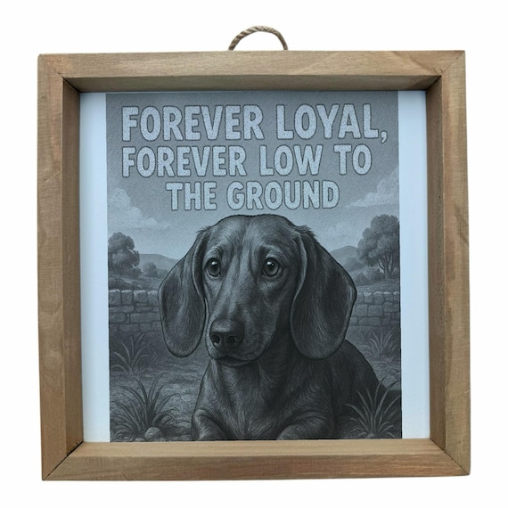 Dachshund Dog Wall Frame