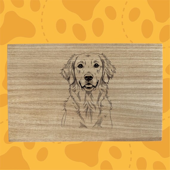 Golden Retriever Dog themed box