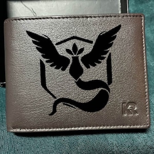Mystik, Tapferkeit oder Instinkt Brieftasche aus Leder
