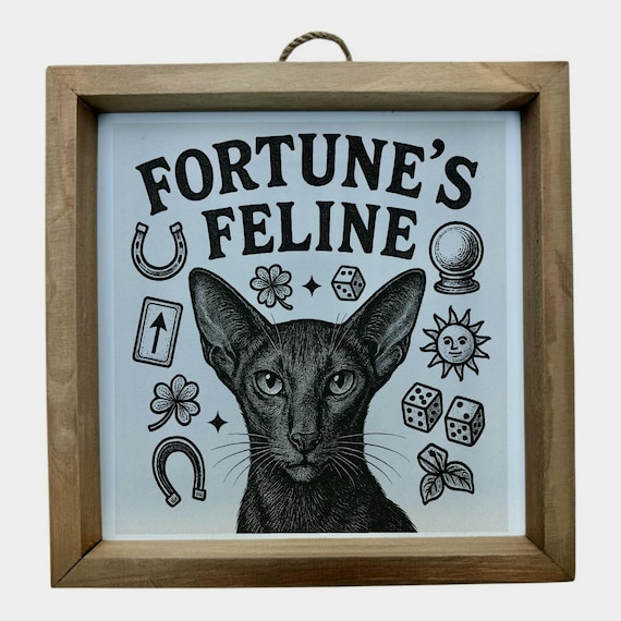 Oriental Shorthair Cat Wall Frame