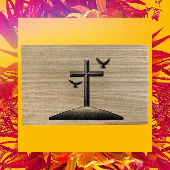 Jesus is king themed laser engraved 8.5 inch box