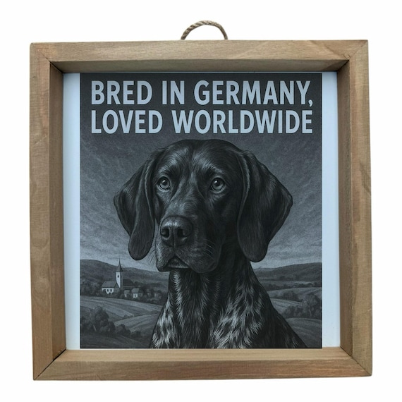 German Shorthair Pointer Dog Wall Frame