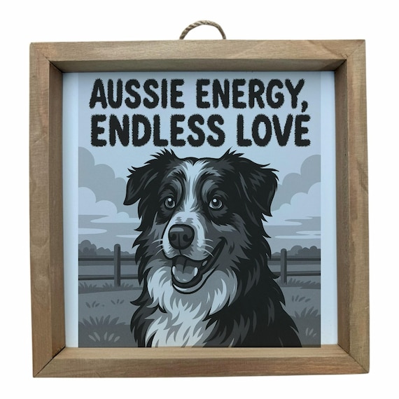 Australian Shephard Wall Frame