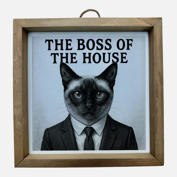 Siamese Cat Wall Frame
