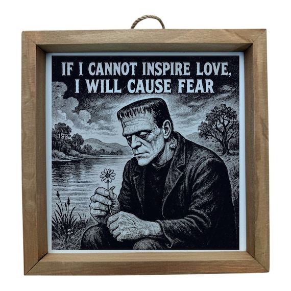 Frankenstein's Monster Wall Frame