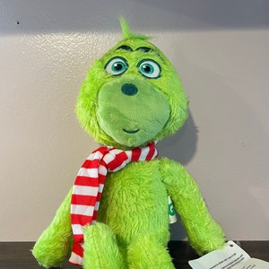 Personalised Grinch Teddy Green Custom Christmas Xmas Plush Soft Toy Filler  Unique Gift Present 2023