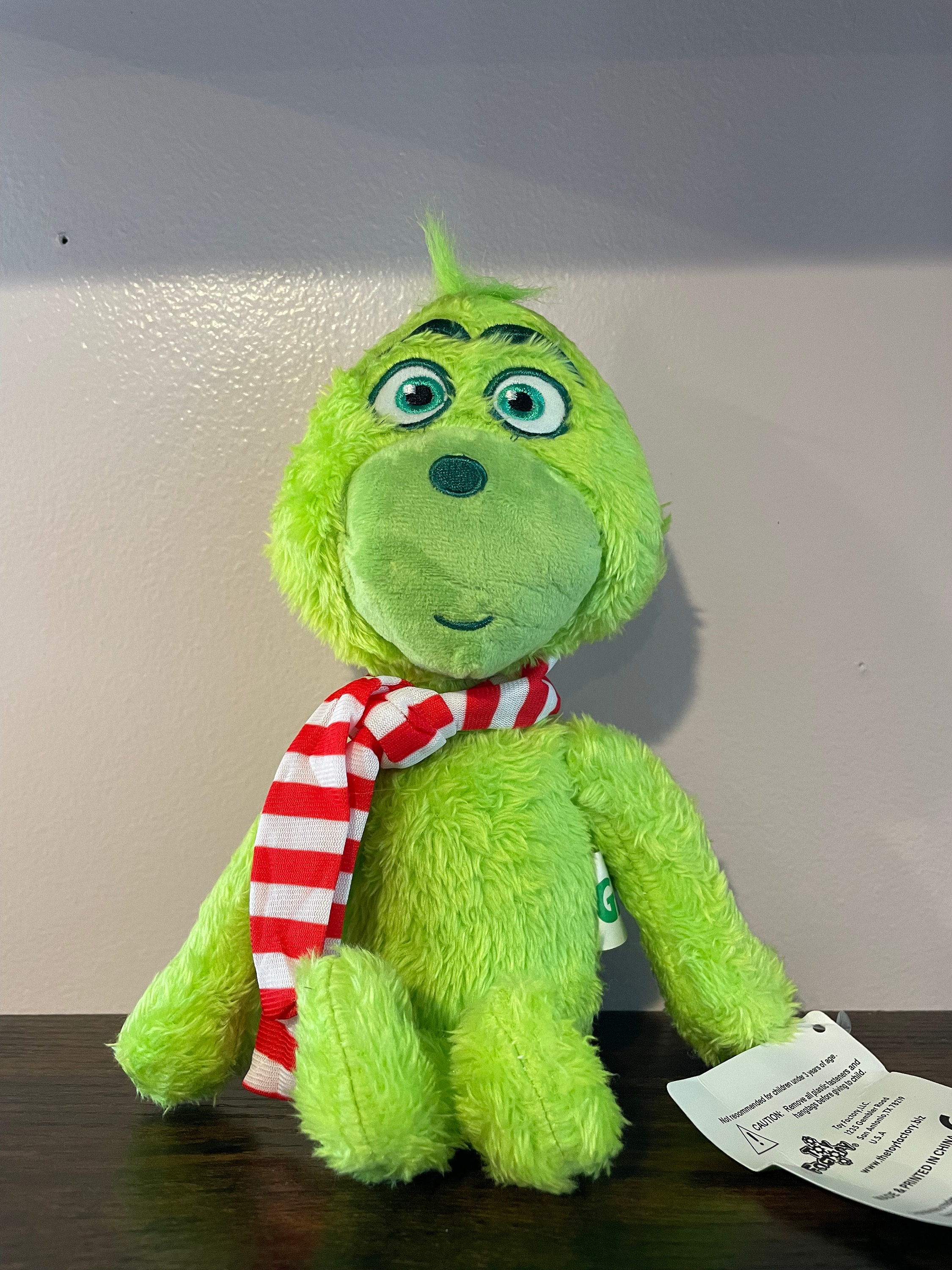 TYTF Grinch Peluche Décoration de Noël Elf Poupées Réalistes Vert Dr.Seuss  Grinc Père Noël Jouet Mignon Noël Peluche Peluche Réaliste Figurines Dessin