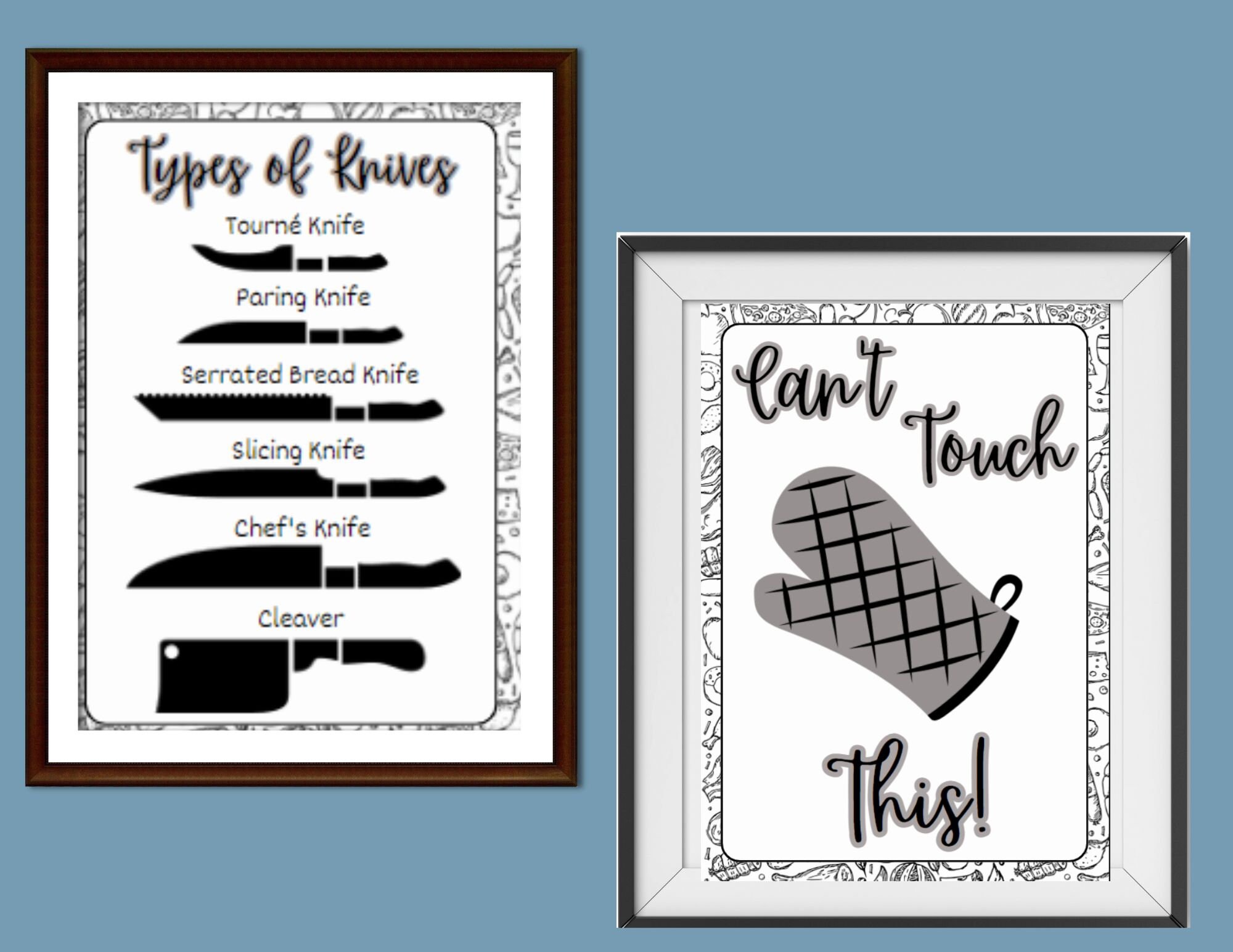 Kitchen Signs Prinatable Printable Kitchen Signs | Black & White Food Theme - Etsy