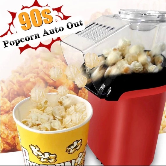 Enjoy Fresh and Healthy Popcorn Anywhere With Our Mini Hot Air Popcorn Maker  Perfect Gift for Kids and Movie Nights 