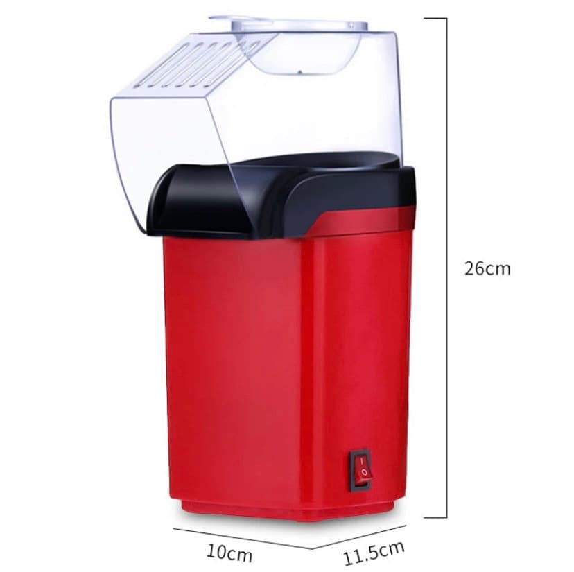 Enjoy Fresh and Healthy Popcorn Anywhere With Our Mini Hot Air Popcorn Maker  Perfect Gift for Kids and Movie Nights 