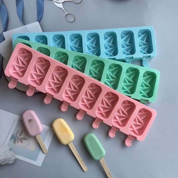 Ice Cream Silicone Mold DIY Popsicle Ice Cube  Ice Maker Silicone Grinder  silicone tray mold  icemaker  popsicle mold ice tray