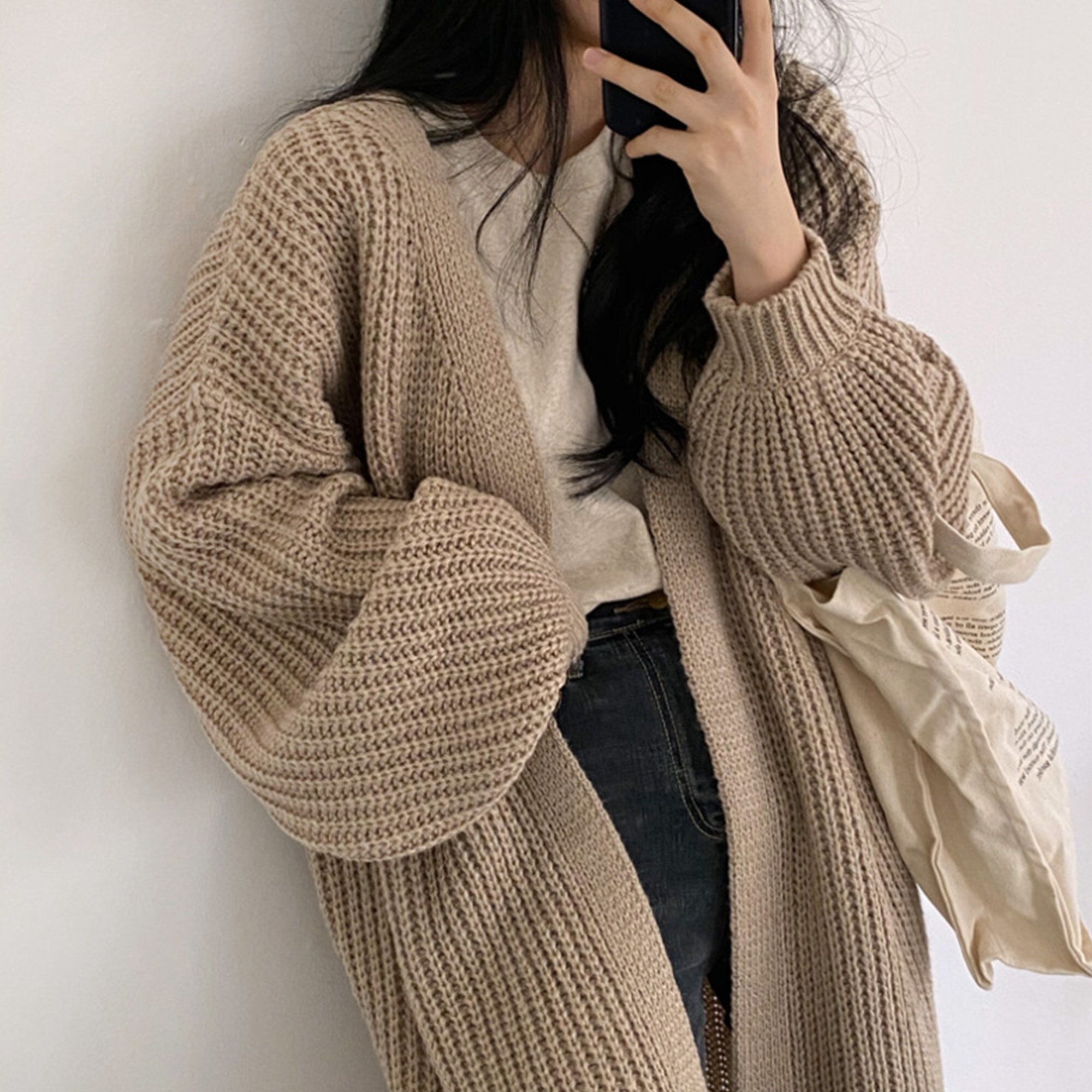 thick cardigans