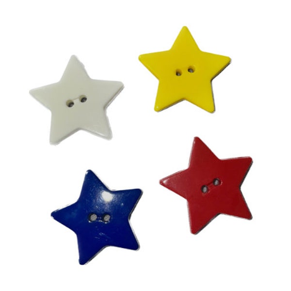 Choice of color Star Button 1"