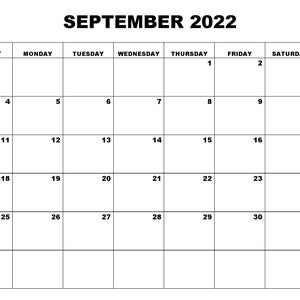 Fiscal School Year Calendar September 2022-August 2024 | 2 year calendar| Printable| Instant Downloadable