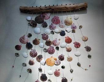 Wind chimes with shells