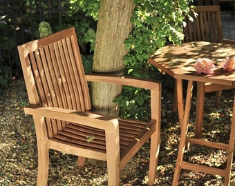 'Lund' teak garden chair