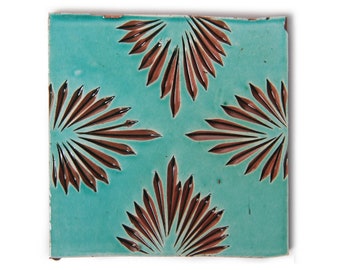 Tile 'quatrelle turquoise'