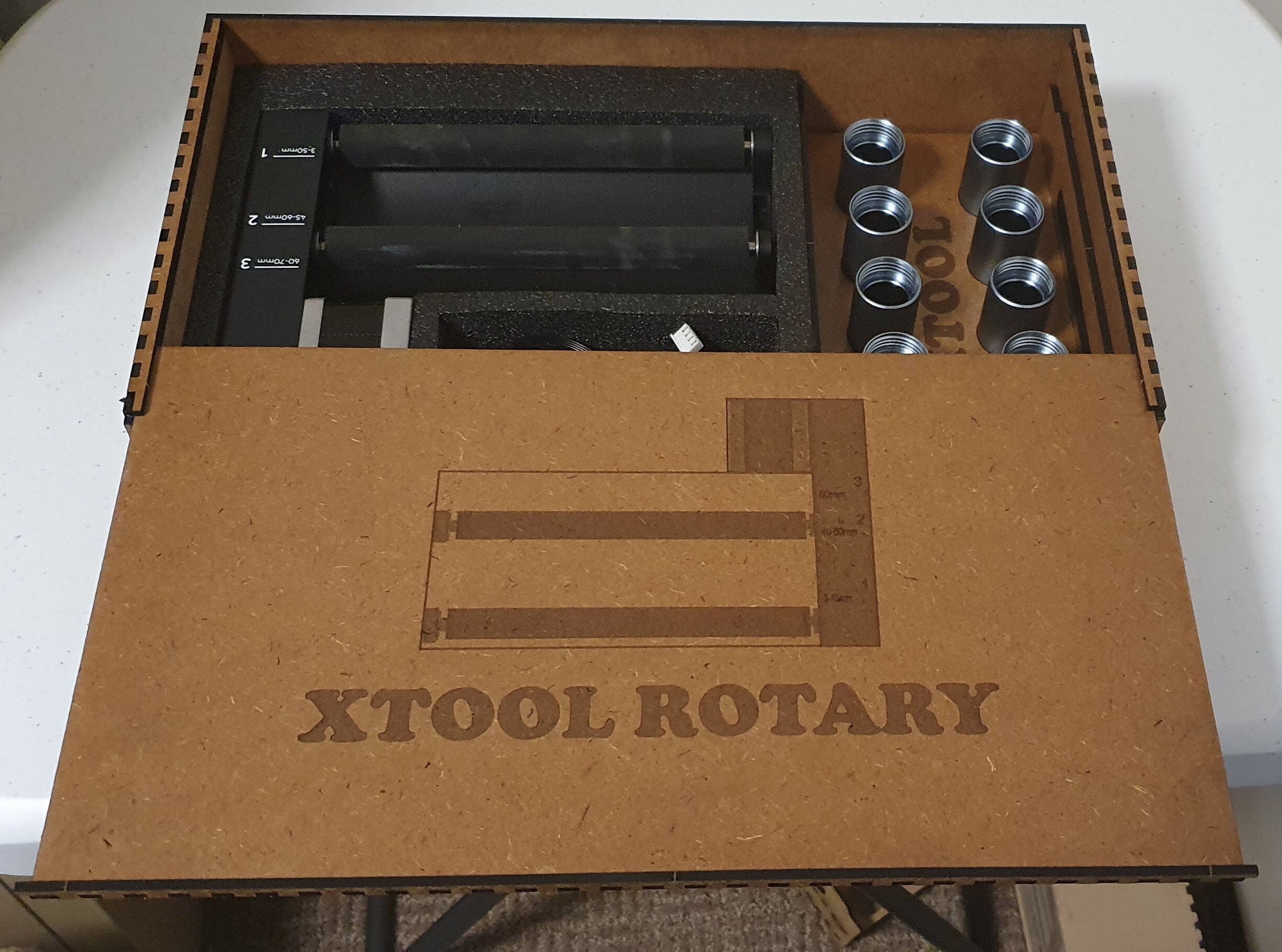 Xtool Rotary Box Templet lightburn Etsy Canada