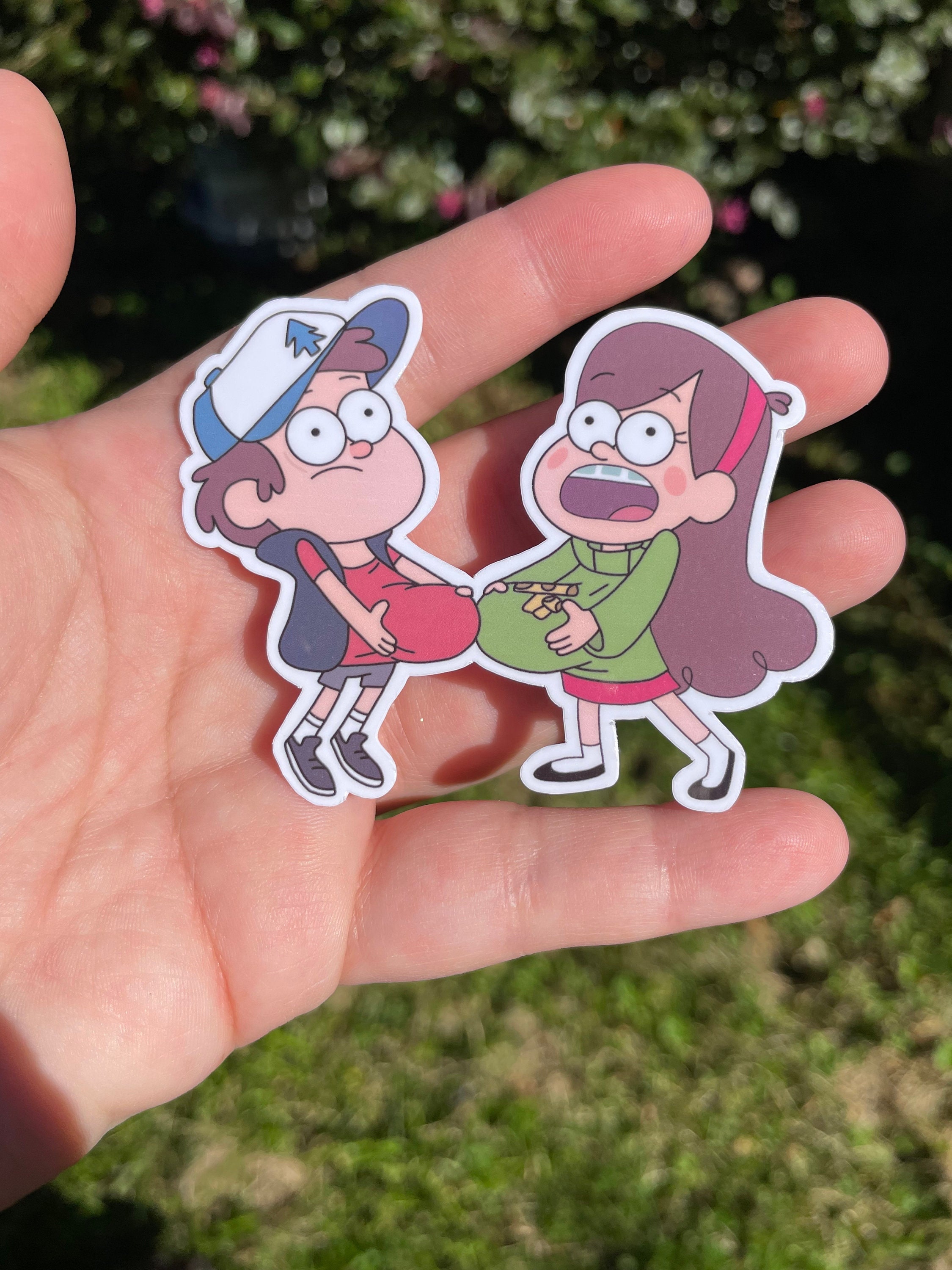 Hungry Dipper & Mabel Gravity Falls Sticker - Etsy Hungry Dipper & Mabel Gravity Falls Sticker - Etsy