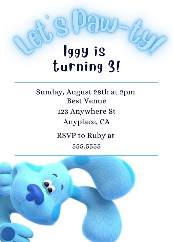 Blues clues birthday party deals
