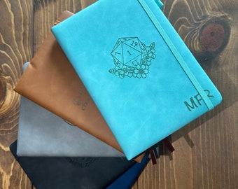 Custom D&D Journals | Dungeons and Dragons Notebooks | Personalized Notebooks for Dungeon Masters and Players | Fantasy Notebooks | DND