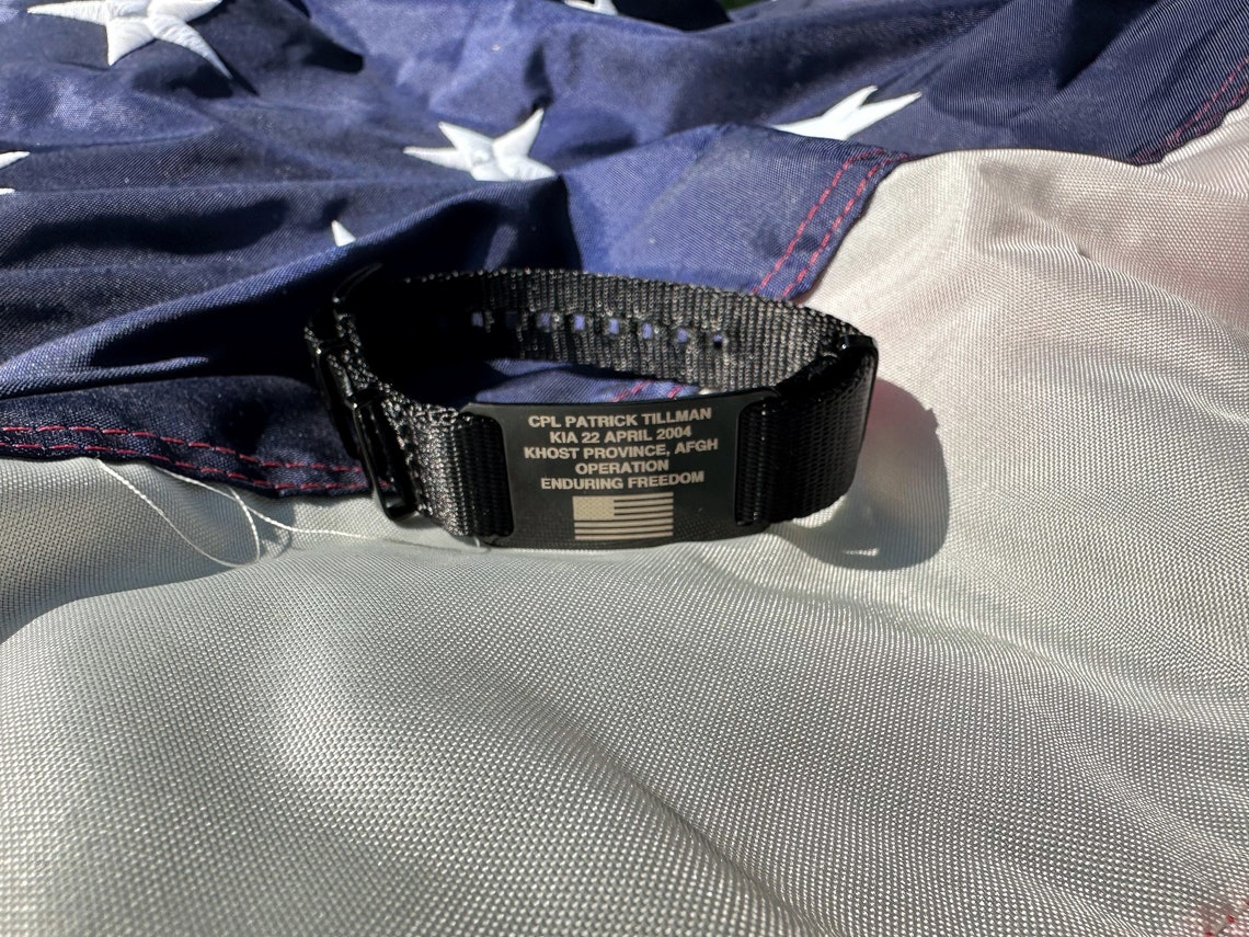Personalized Military Bracelet Fallen Soldier Bracelets Etsy