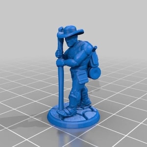 Dungeons & Dragons Figurine | Adventurer Miniature | D and D | Roleplaying Figure | DnD | RPG | Unpainted Miniatures | Ready to paint |