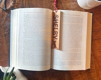 Personalized Animal Bookmark | Custom Wooden Pet Lover Gift