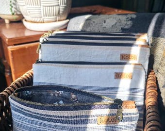 Quilted Cotton Zipper Bags