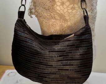 Vinyl Crescent Bag
