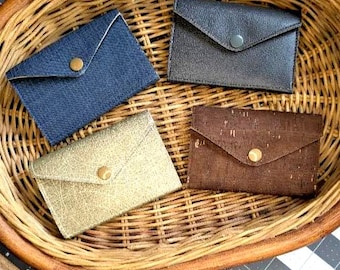 Minimalist Cork/Vinyl Wallets