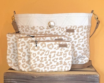 Animal print Tote/Pouch set